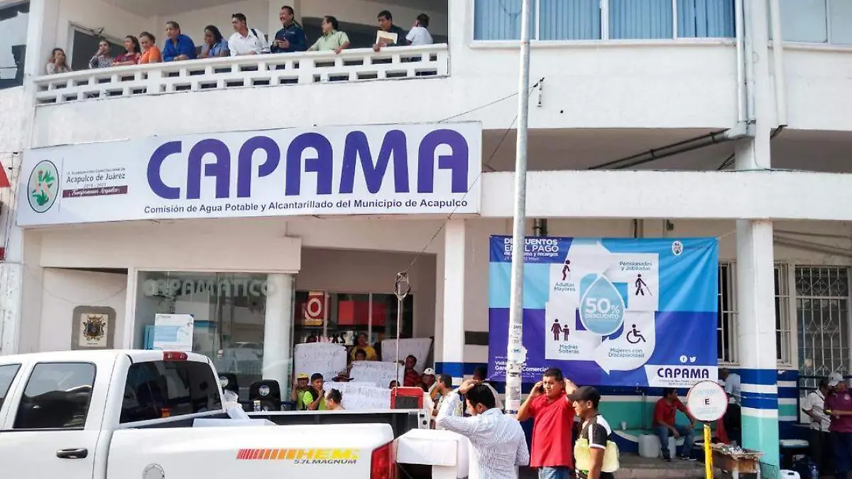 protesta en capama